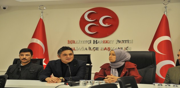 MHP Aliağa İlçe Teşkilatı basın ile buluştu
